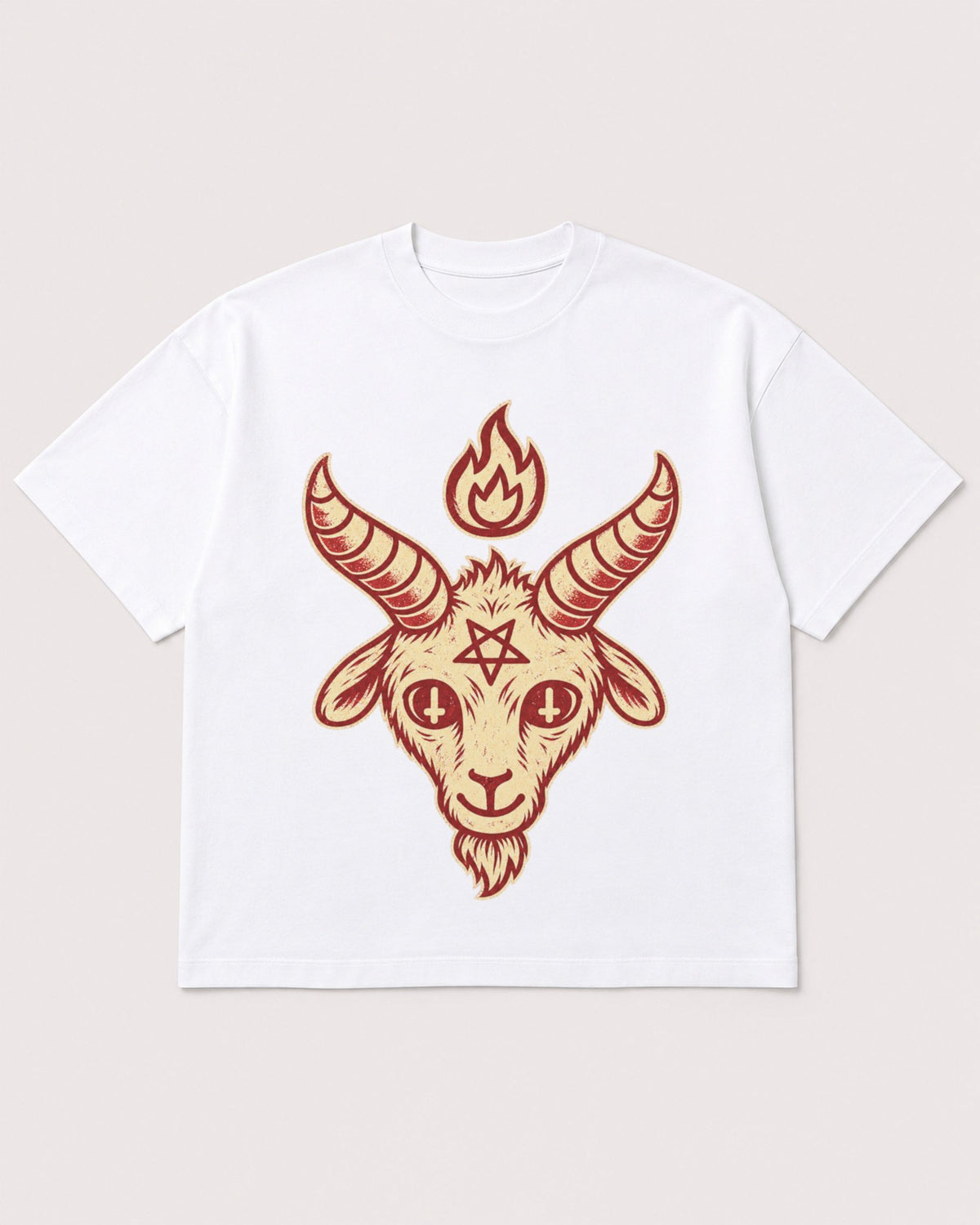 Mockup Boxy Heavyweight Tee White product
