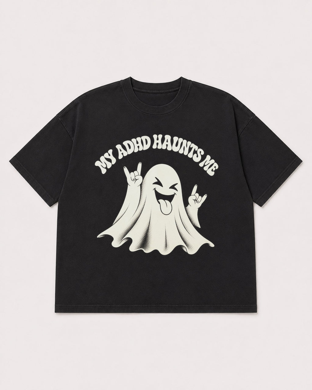 Mockup Boxy Heavyweight Tee Black product