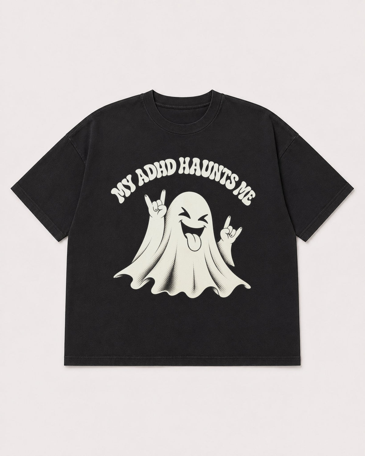 Mockup Boxy Heavyweight Tee Black product