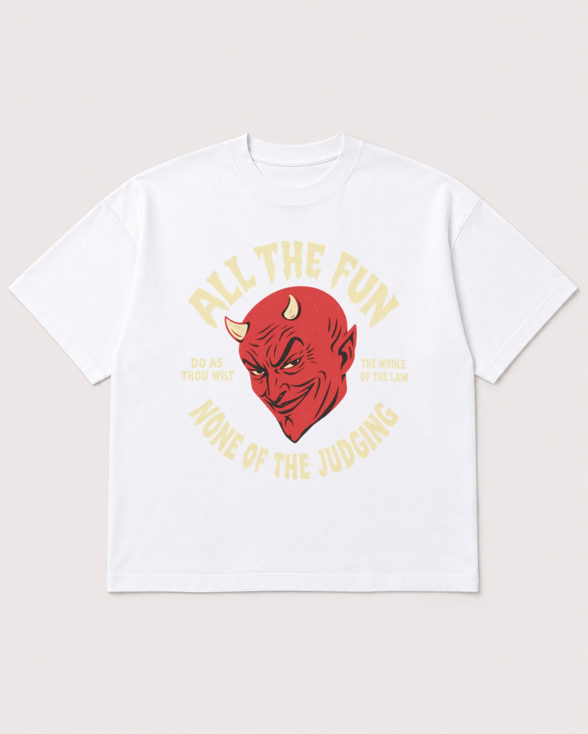 Mockup Boxy Heavyweight Tee White product