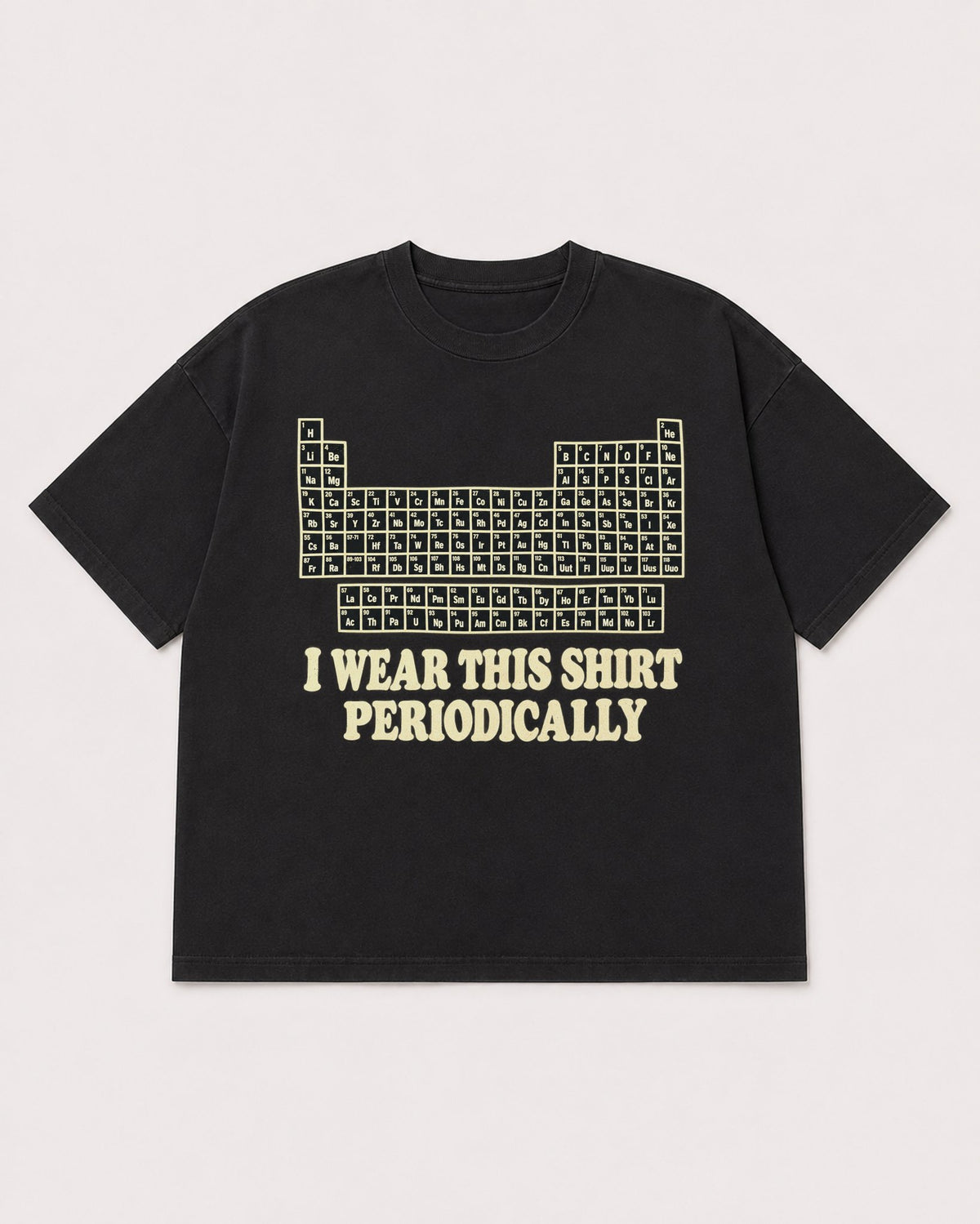 Mockup Boxy Heavyweight Tee Black product
