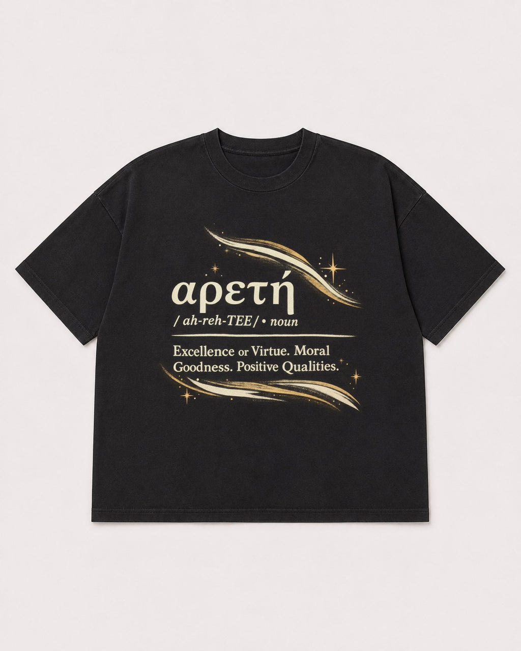 Mockup Boxy Heavyweight Tee Black product