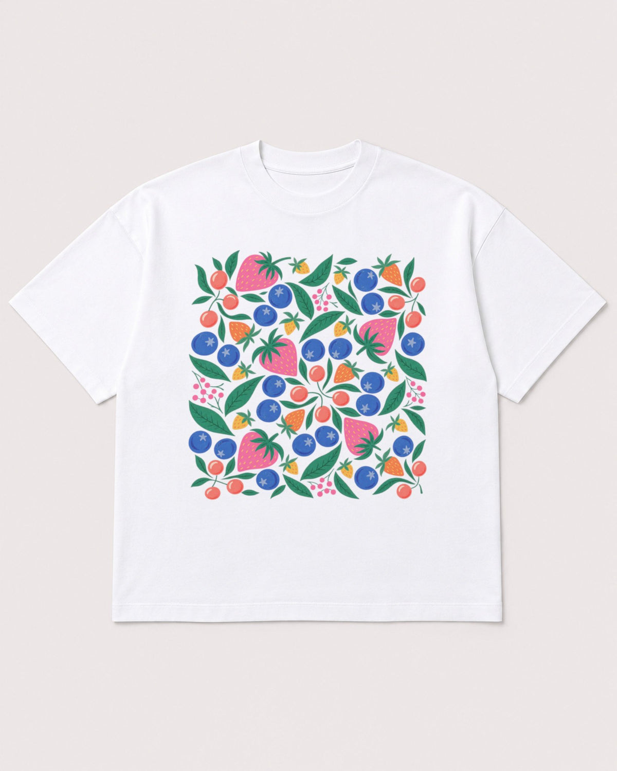 Mockup Boxy Heavyweight Tee White product