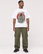 Mockup Boxy Heavyweight Tee White male full-body 14