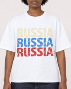 Mockup Boxy Heavyweight Tee White female close-up 14