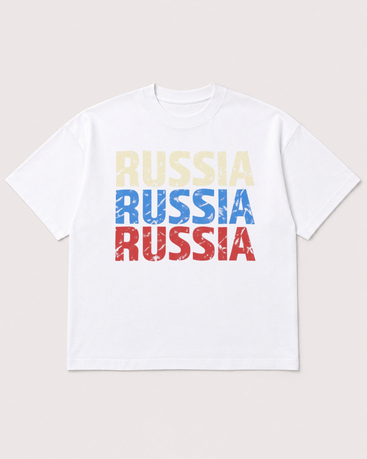 Mockup Boxy Heavyweight Tee White product