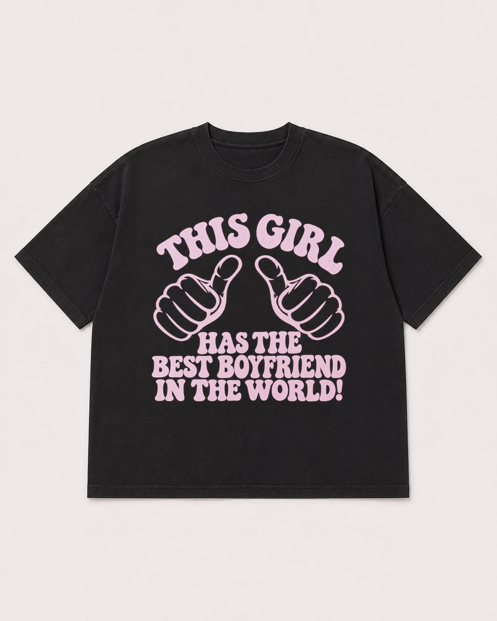 Mockup Boxy Heavyweight Tee Black product