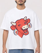 Mockup Boxy Heavyweight Tee White male close-up 02