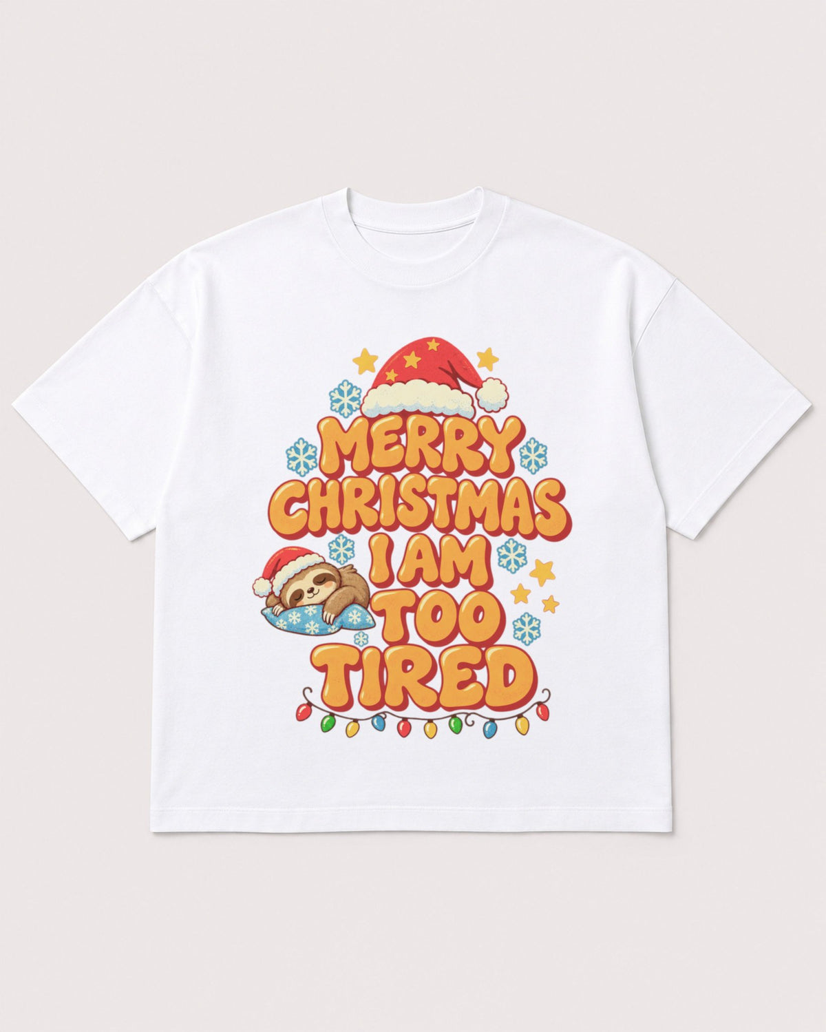Mockup Boxy Heavyweight Tee White product