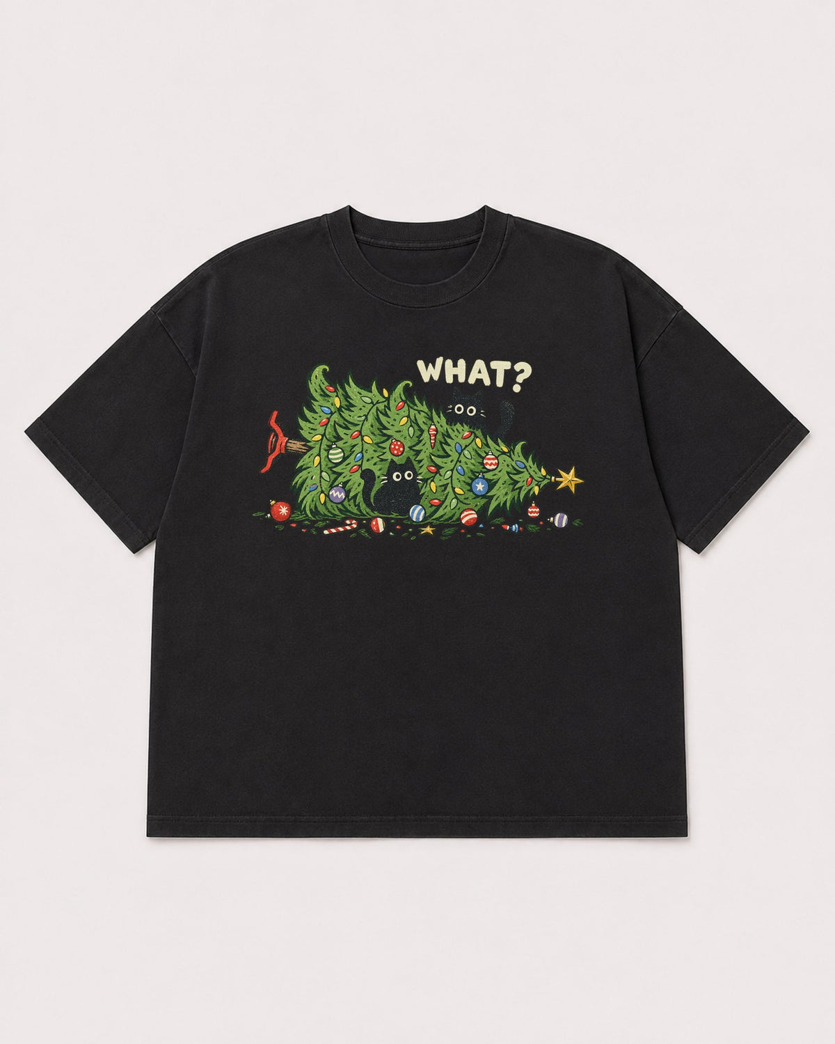 Mockup Boxy Heavyweight Tee Black product