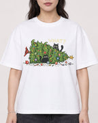 Mockup Boxy Heavyweight Tee White female close-up 03
