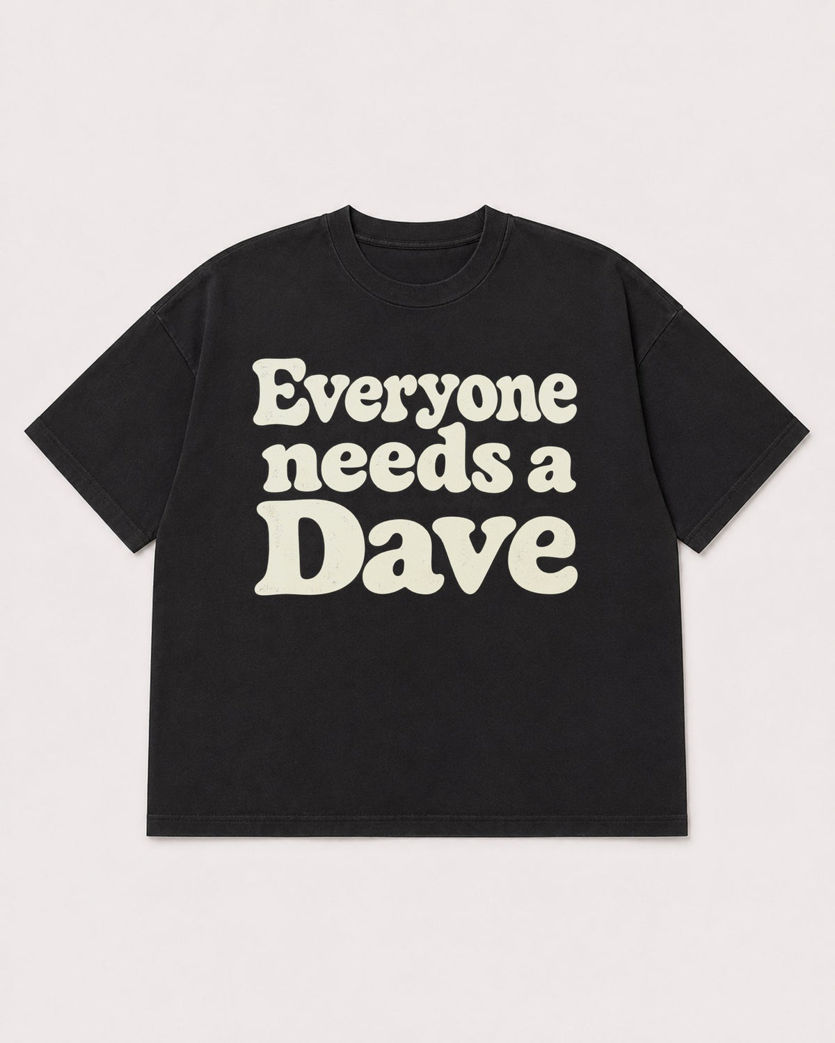 Mockup Boxy Heavyweight Tee Black product