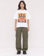 Mockup Boxy Heavyweight Tee White female full-body 02