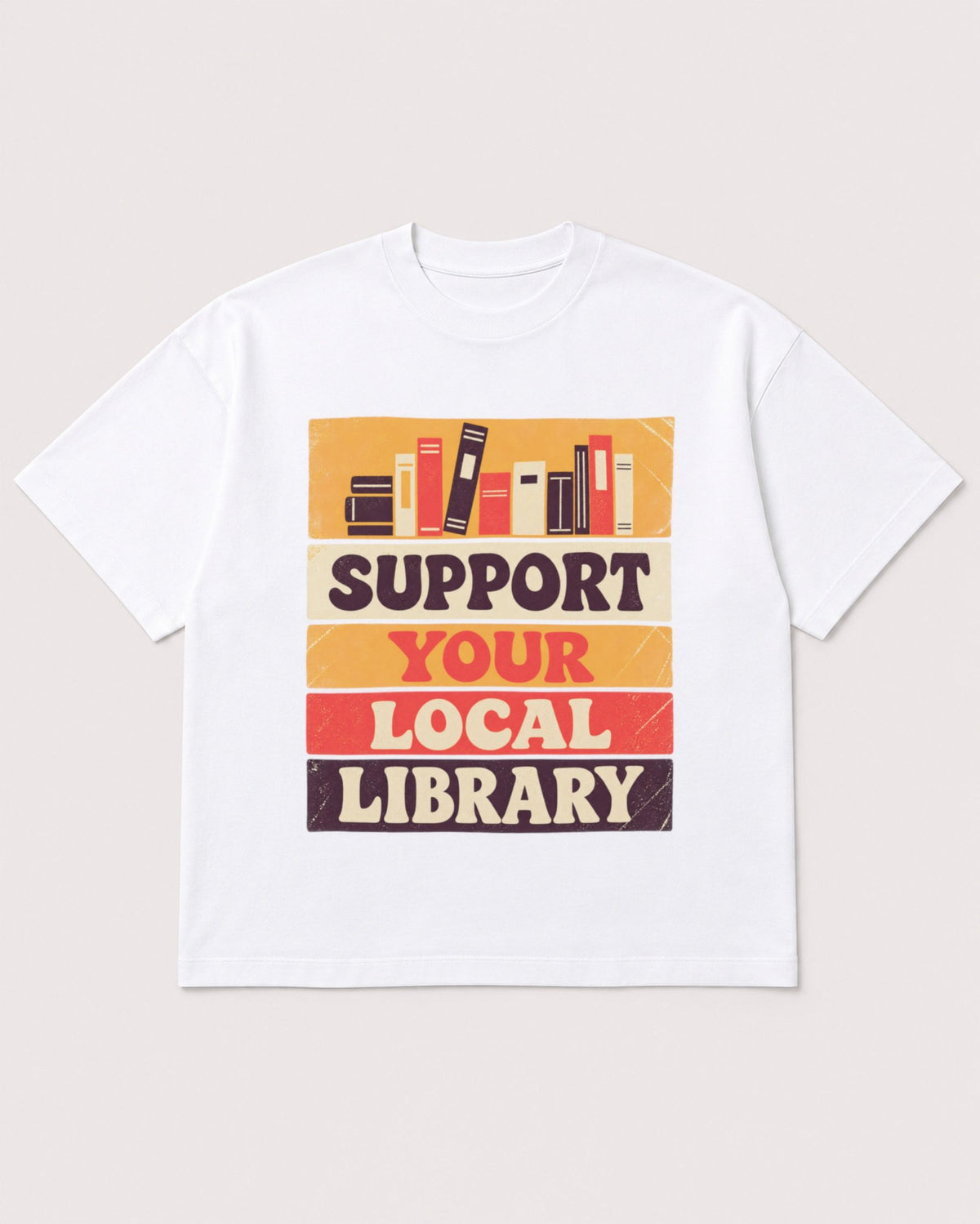 Mockup Boxy Heavyweight Tee White product