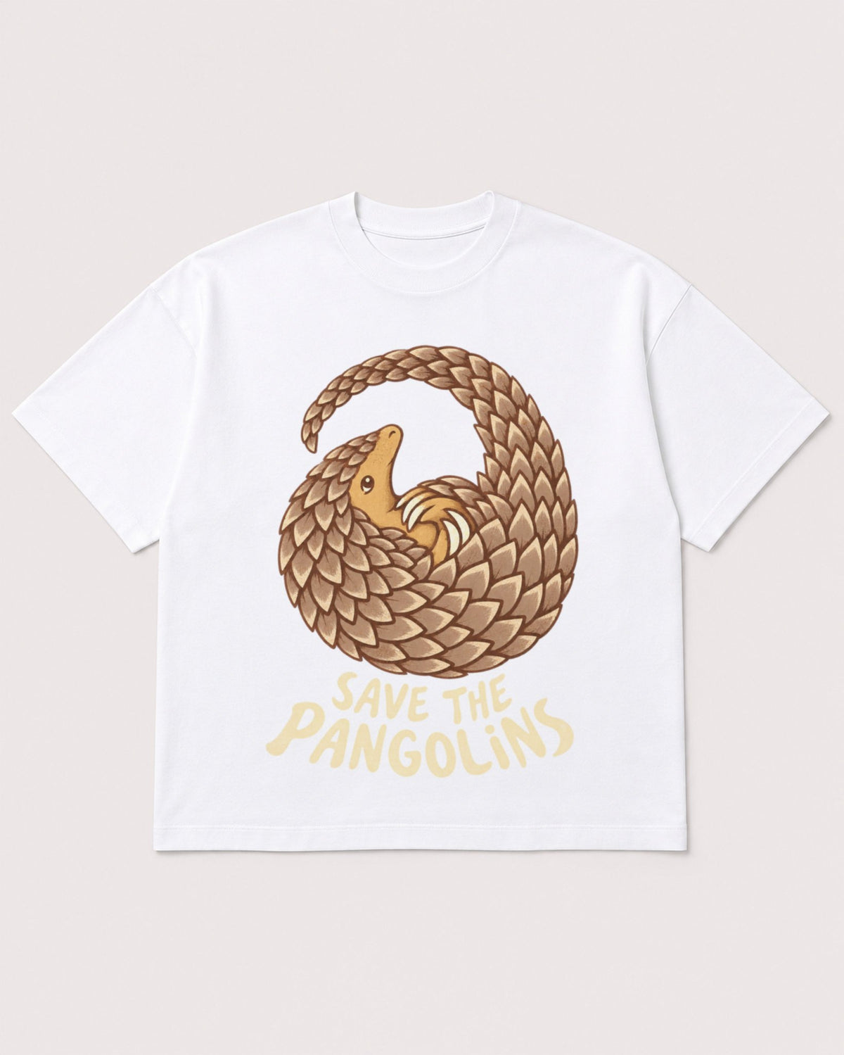 Mockup Boxy Heavyweight Tee White product