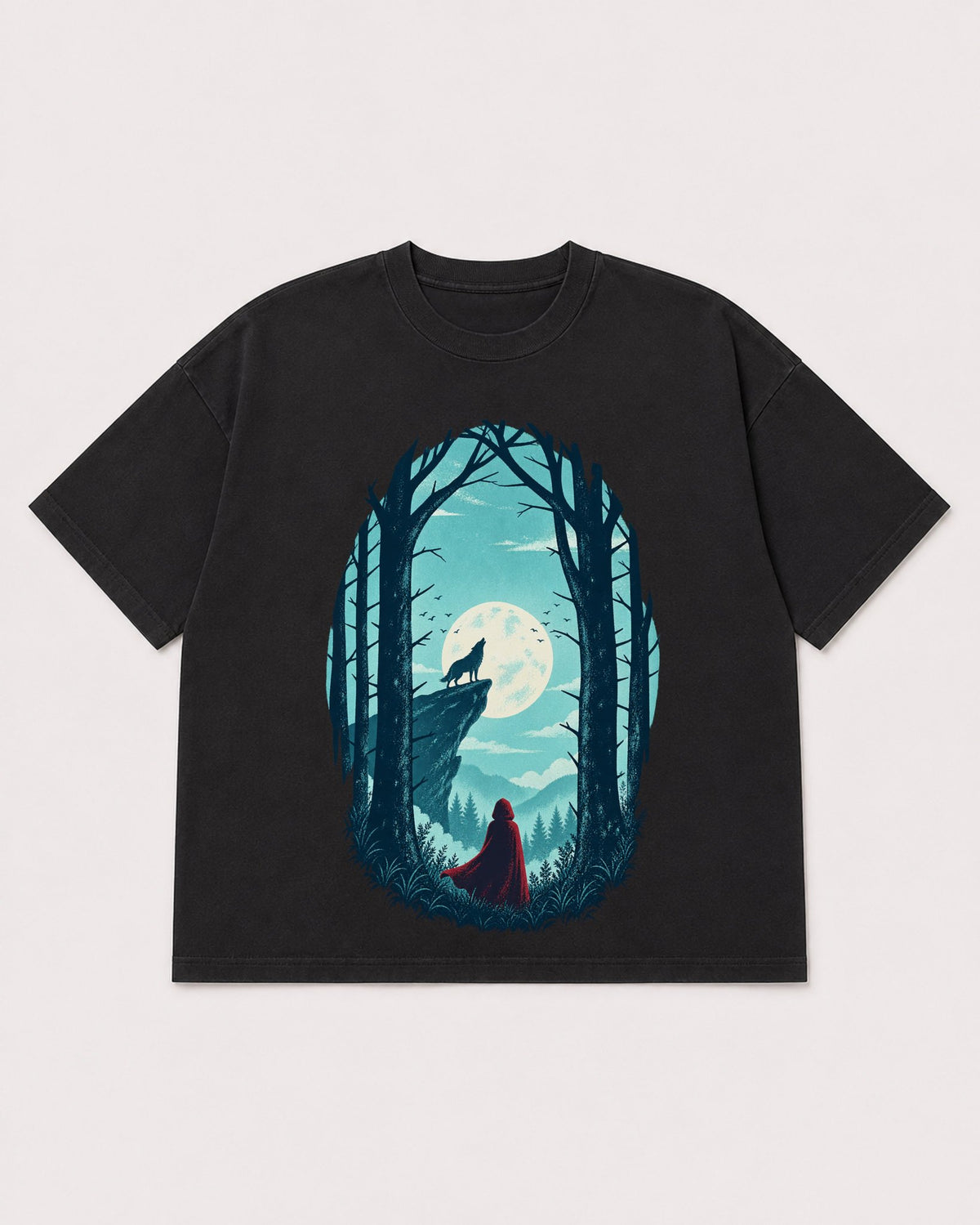 Mockup Boxy Heavyweight Tee Black product
