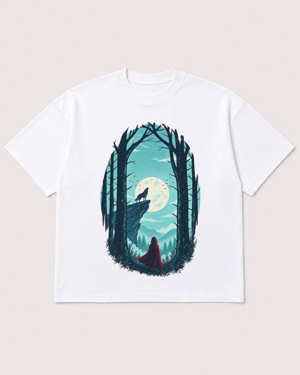 Mockup Boxy Heavyweight Tee White product