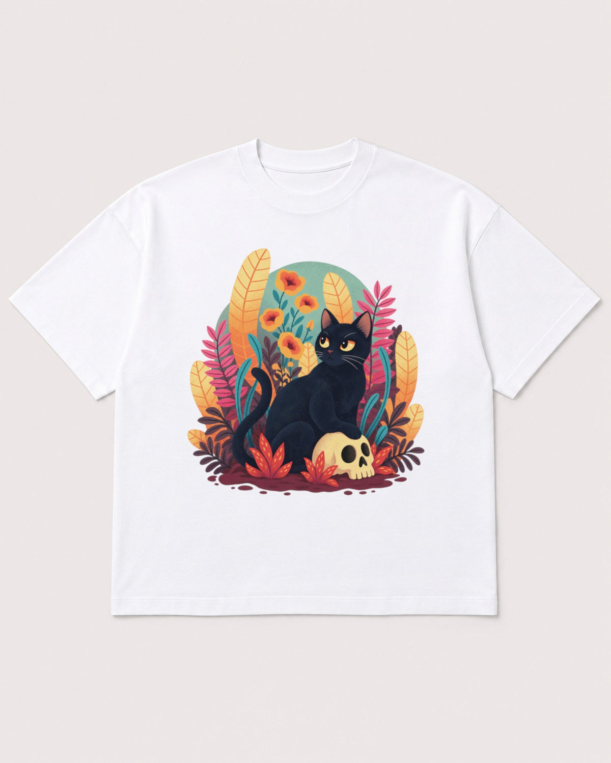 Mockup Boxy Heavyweight Tee White product