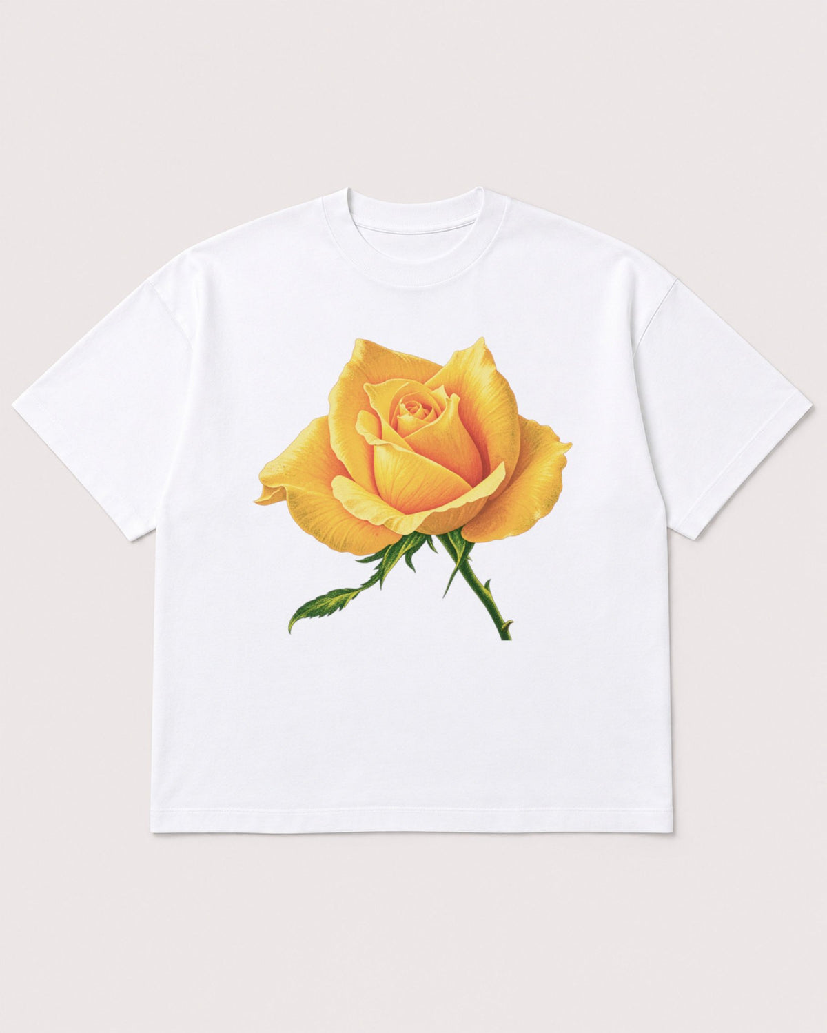 Mockup Boxy Heavyweight Tee White product