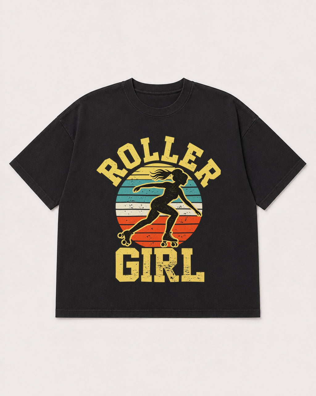 Mockup Boxy Heavyweight Tee Black product