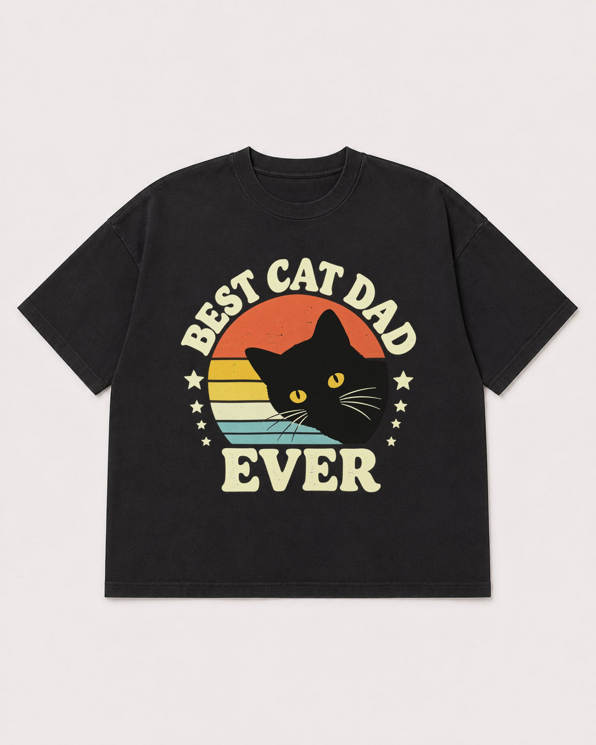 Mockup Boxy Heavyweight Tee Black product