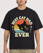 Mockup Boxy Heavyweight Tee Black male close-up 36