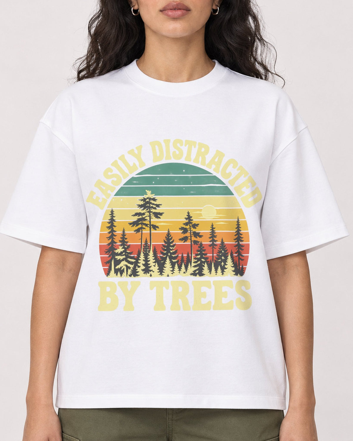 Mockup Boxy Heavyweight Tee White female close-up 07