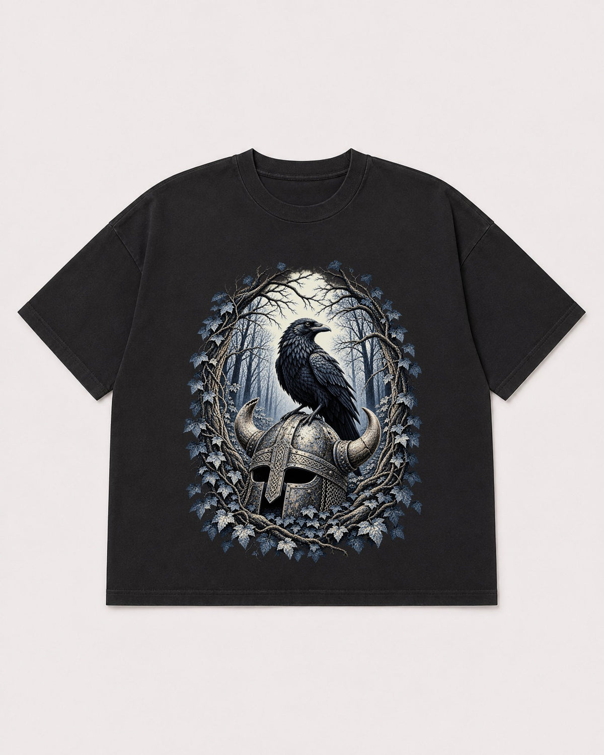 Mockup Boxy Heavyweight Tee Black product