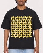 Mockup Boxy Heavyweight Tee Black male close-up 05