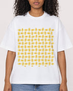 Mockup Boxy Heavyweight Tee White female close-up 05