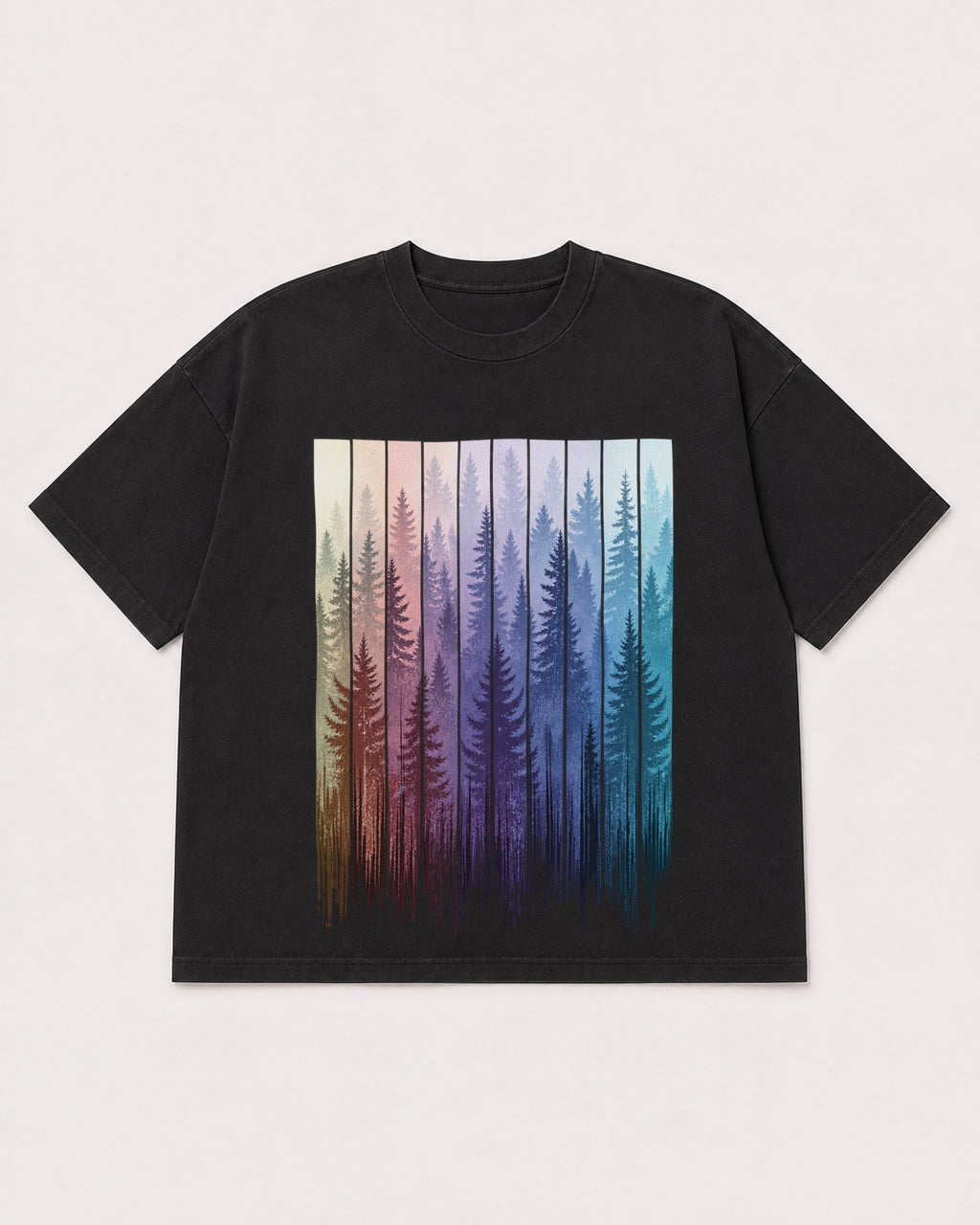 Mockup Boxy Heavyweight Tee Black product