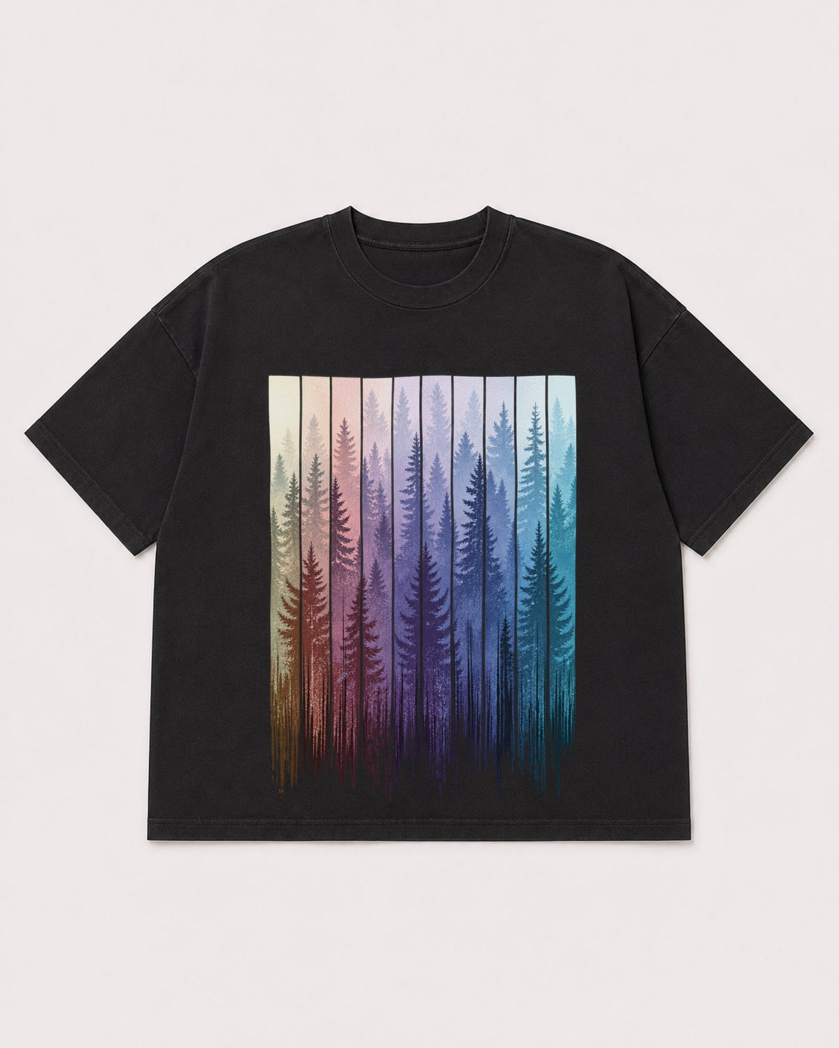 Mockup Boxy Heavyweight Tee Black product