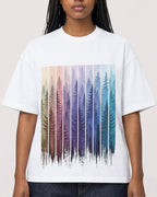 Mockup Boxy Heavyweight Tee White female close-up 04