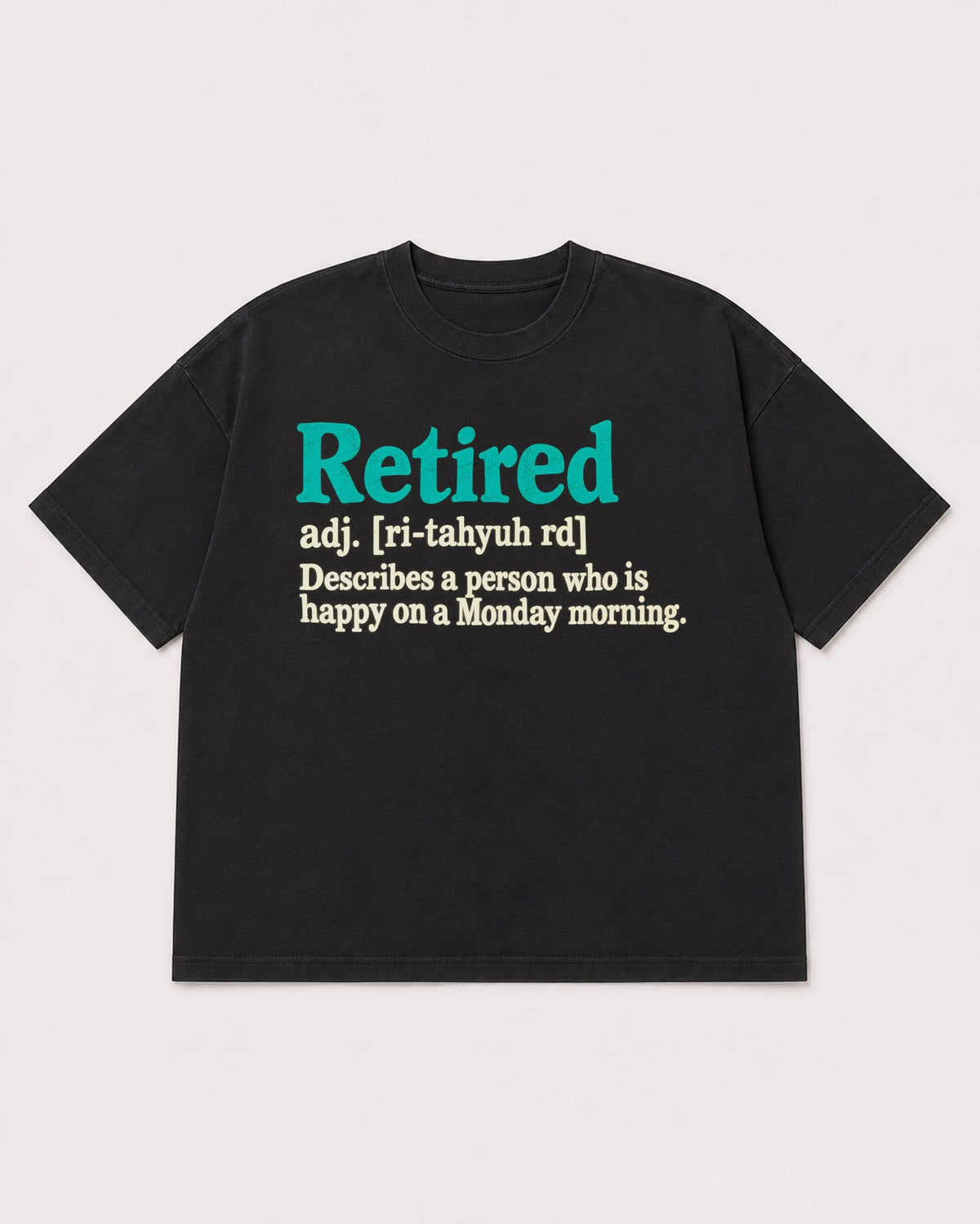 Mockup Boxy Heavyweight Tee Black product