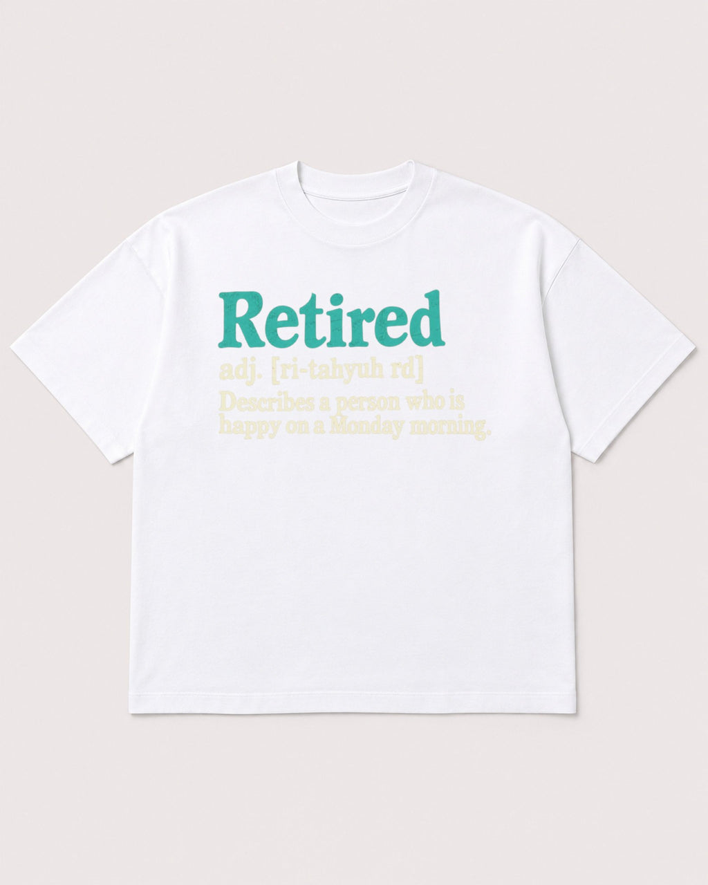 Mockup Boxy Heavyweight Tee White product