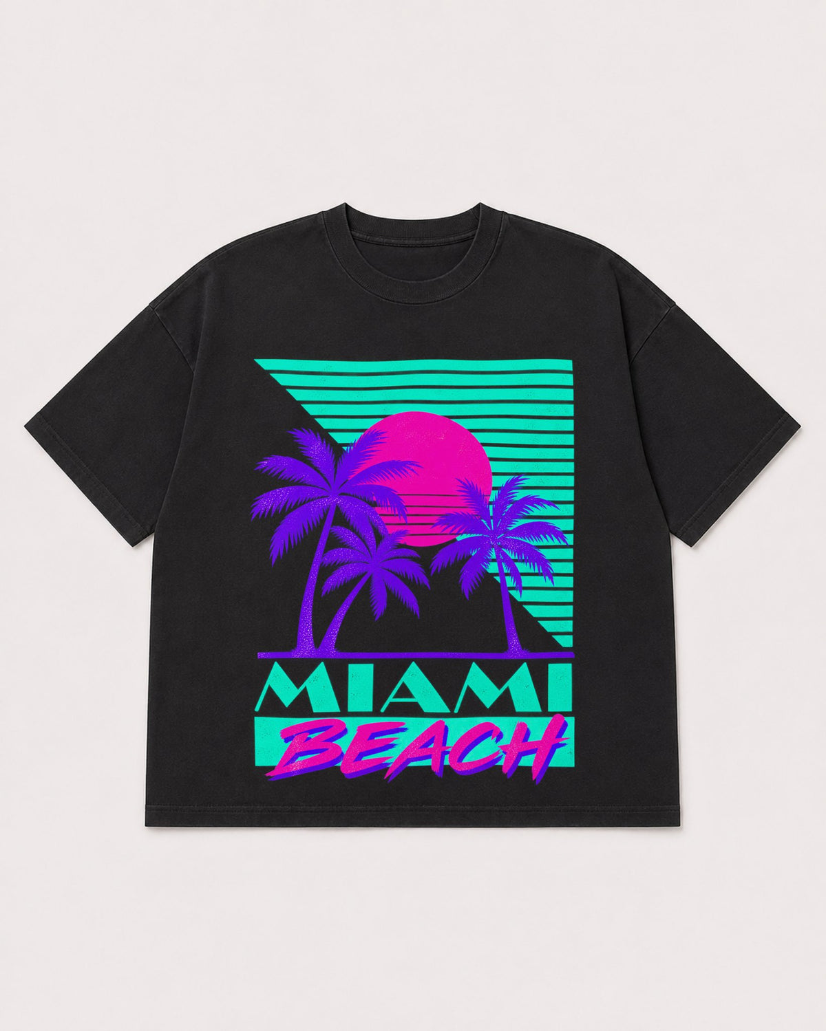 Mockup Boxy Heavyweight Tee Black product