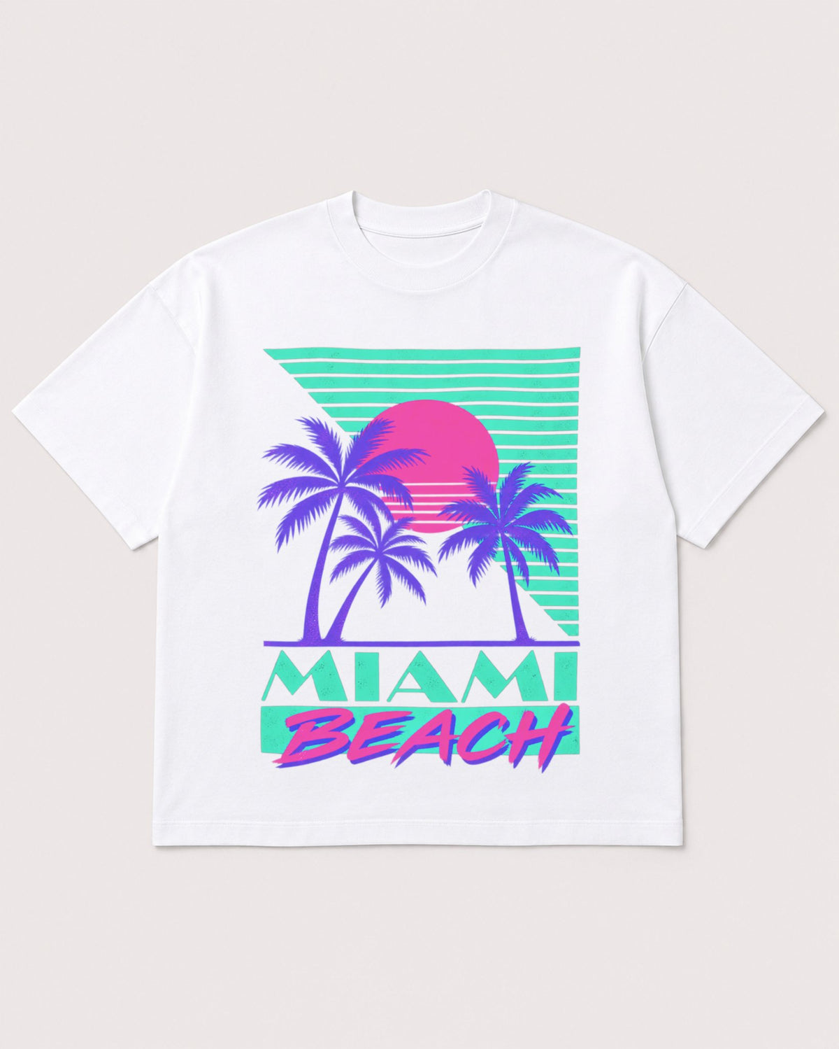 Mockup Boxy Heavyweight Tee White product