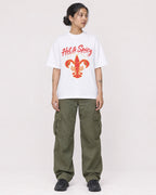Mockup Boxy Heavyweight Tee White female full-body 12