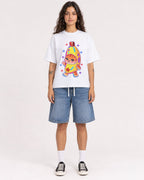 Mockup Boxy Heavyweight Tee White female full-body 06