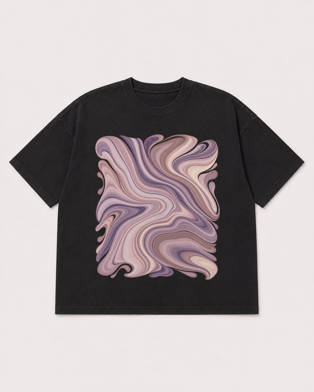 Mockup Boxy Heavyweight Tee Black product