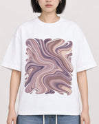 Mockup Boxy Heavyweight Tee White female close-up 11