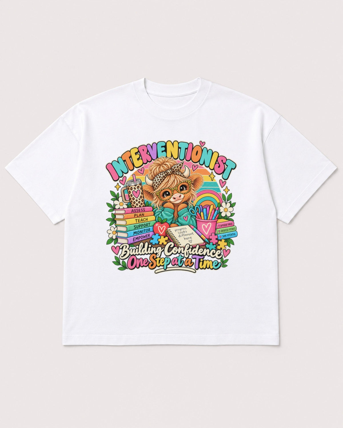 Mockup Boxy Heavyweight Tee White product