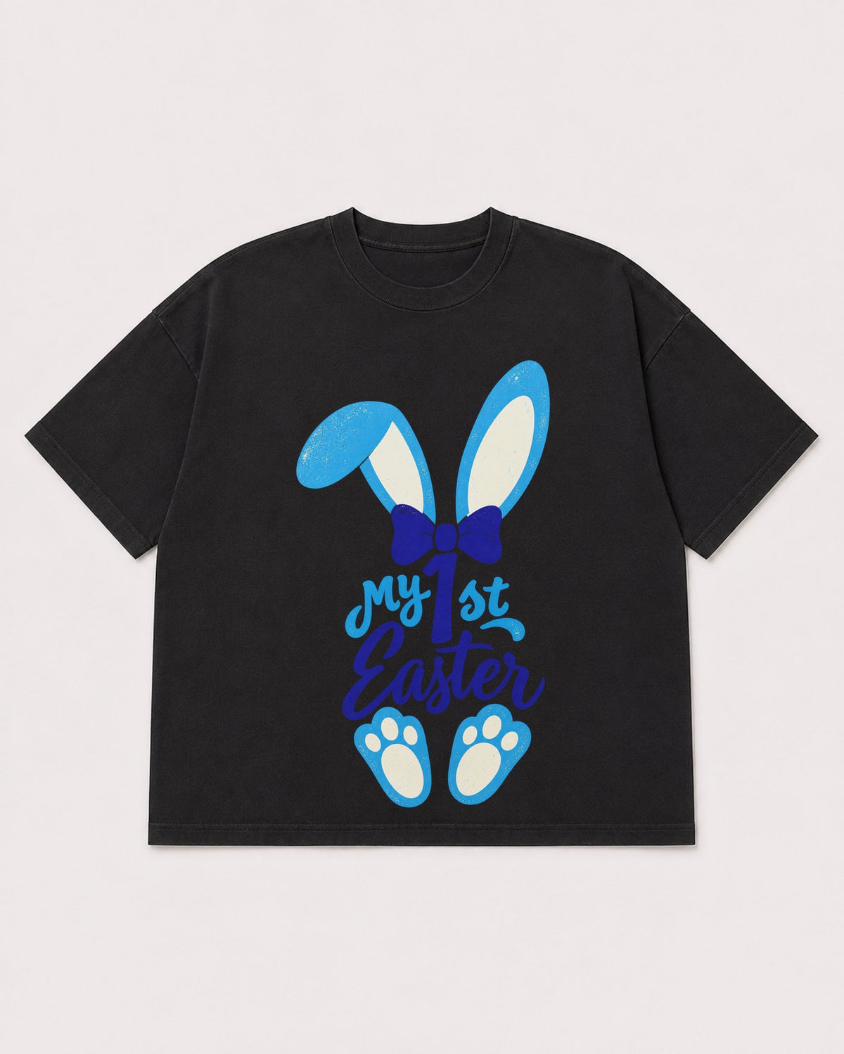 Mockup Boxy Heavyweight Tee Black product