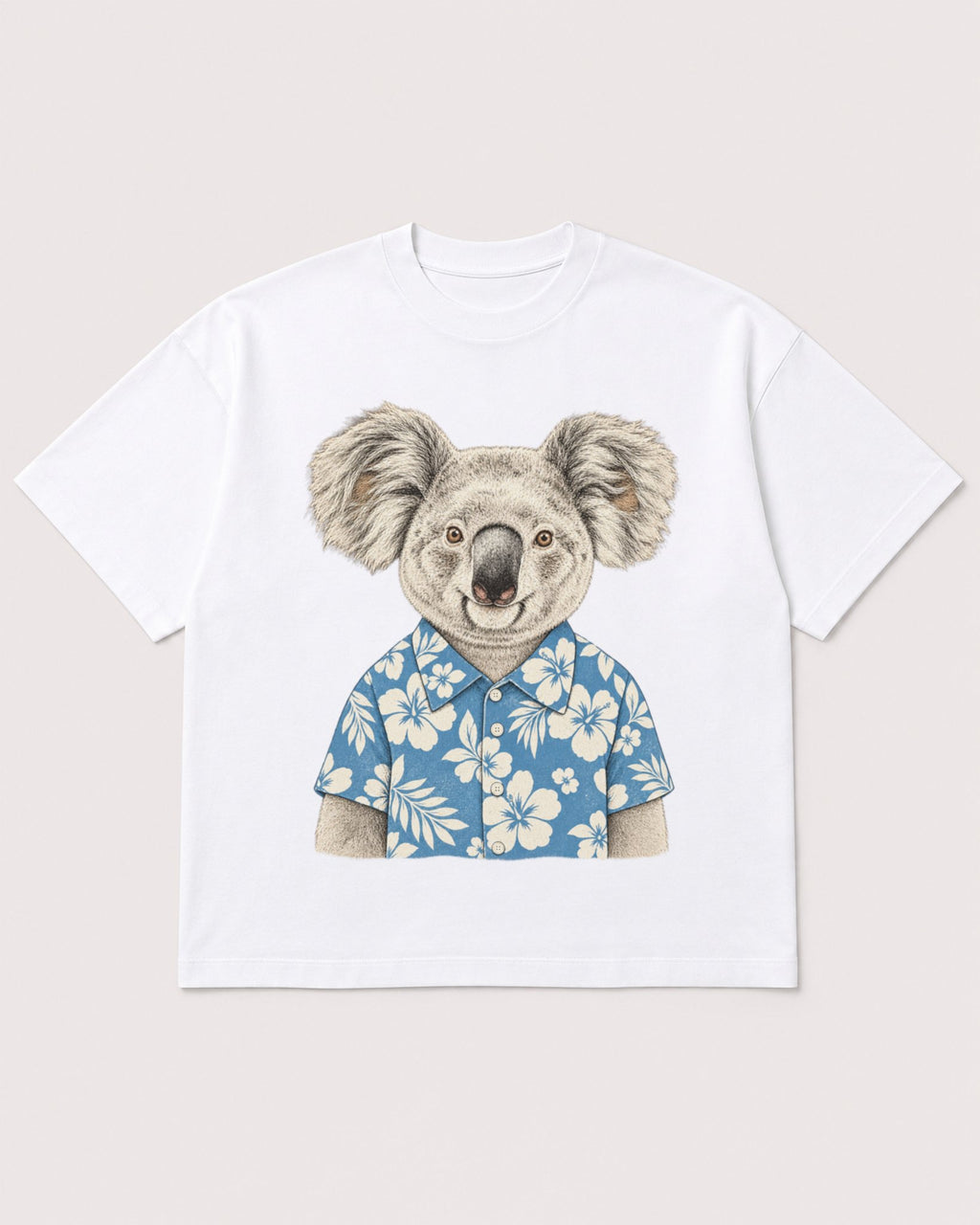 Mockup Boxy Heavyweight Tee White product
