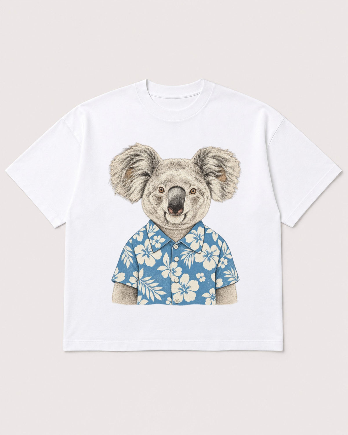 Mockup Boxy Heavyweight Tee White product