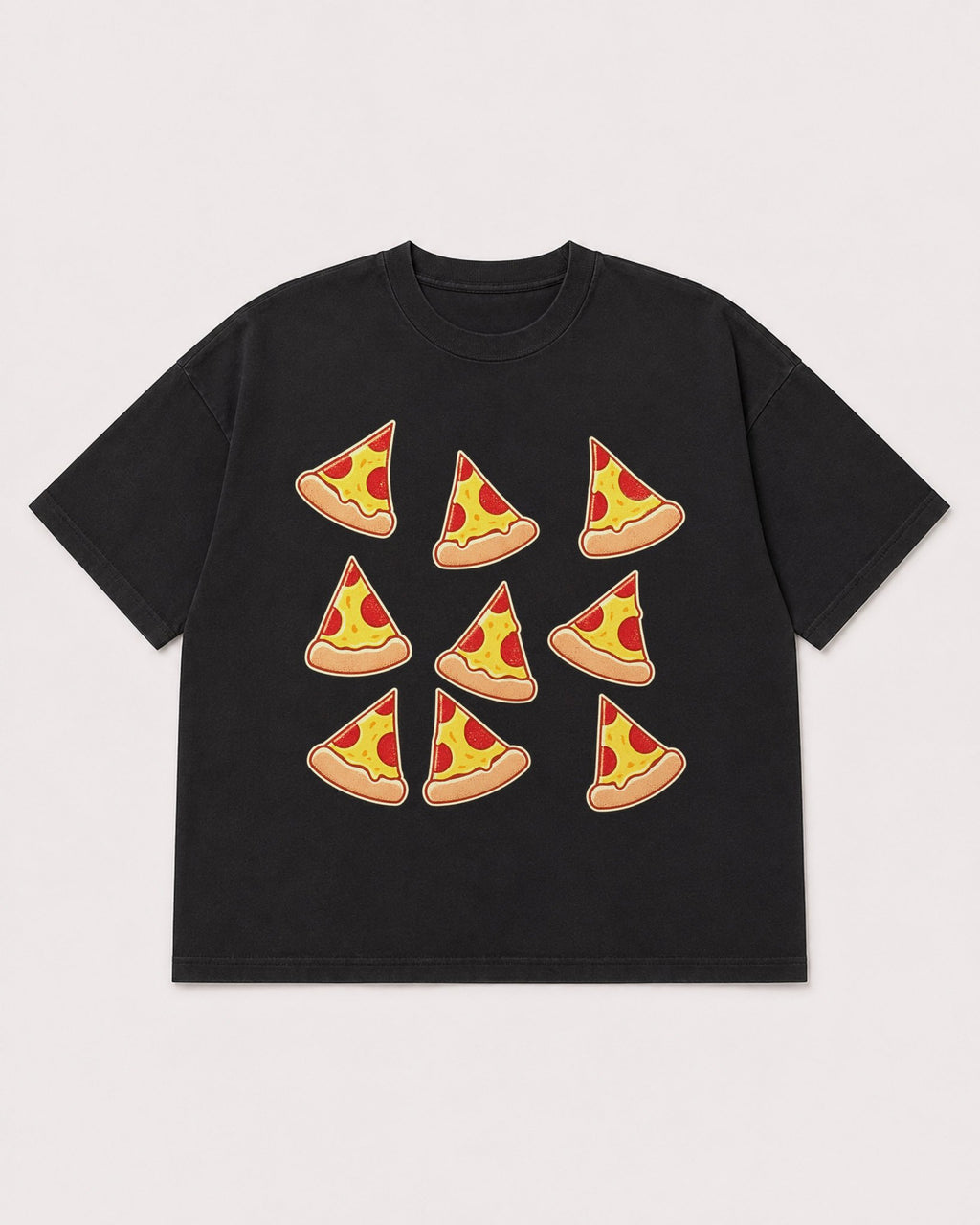 Mockup Boxy Heavyweight Tee Black product