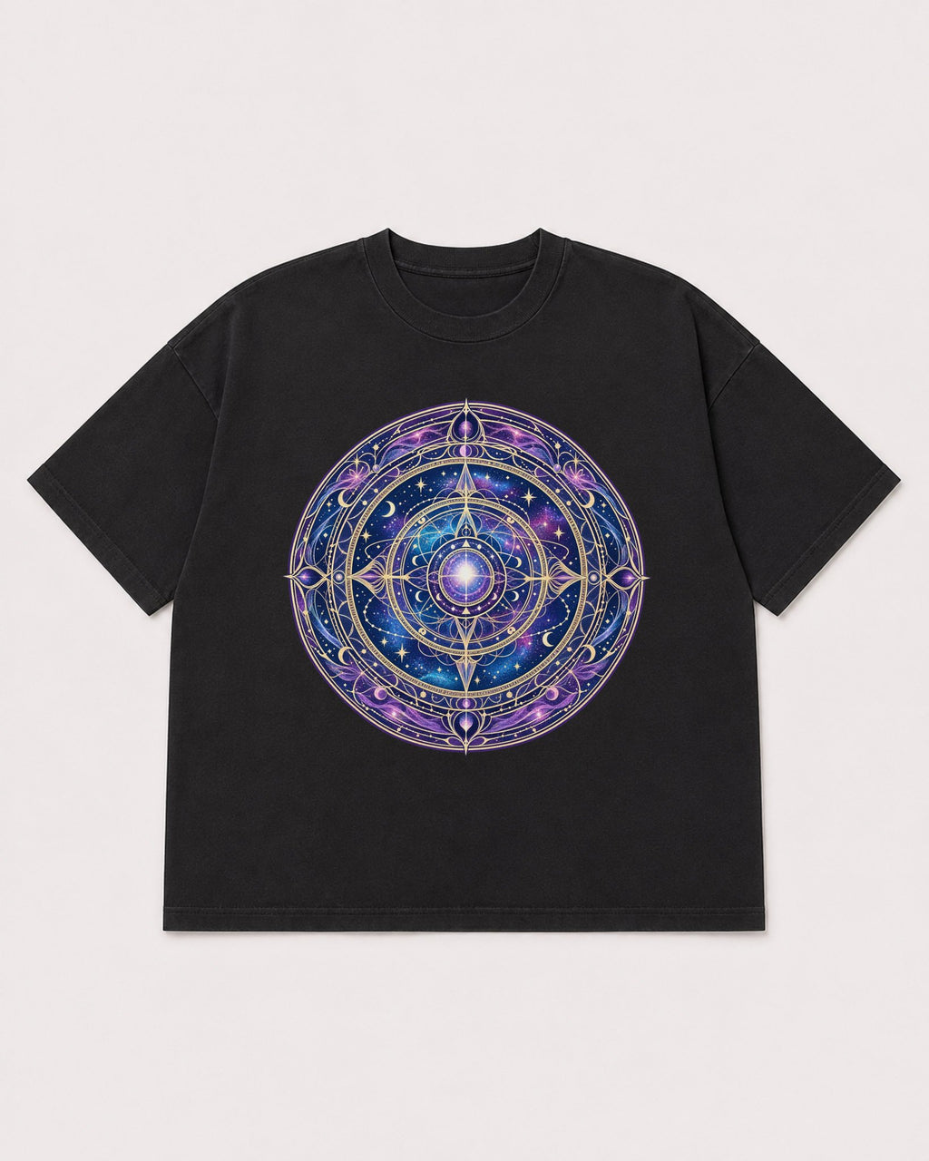 Mockup Boxy Heavyweight Tee Black product