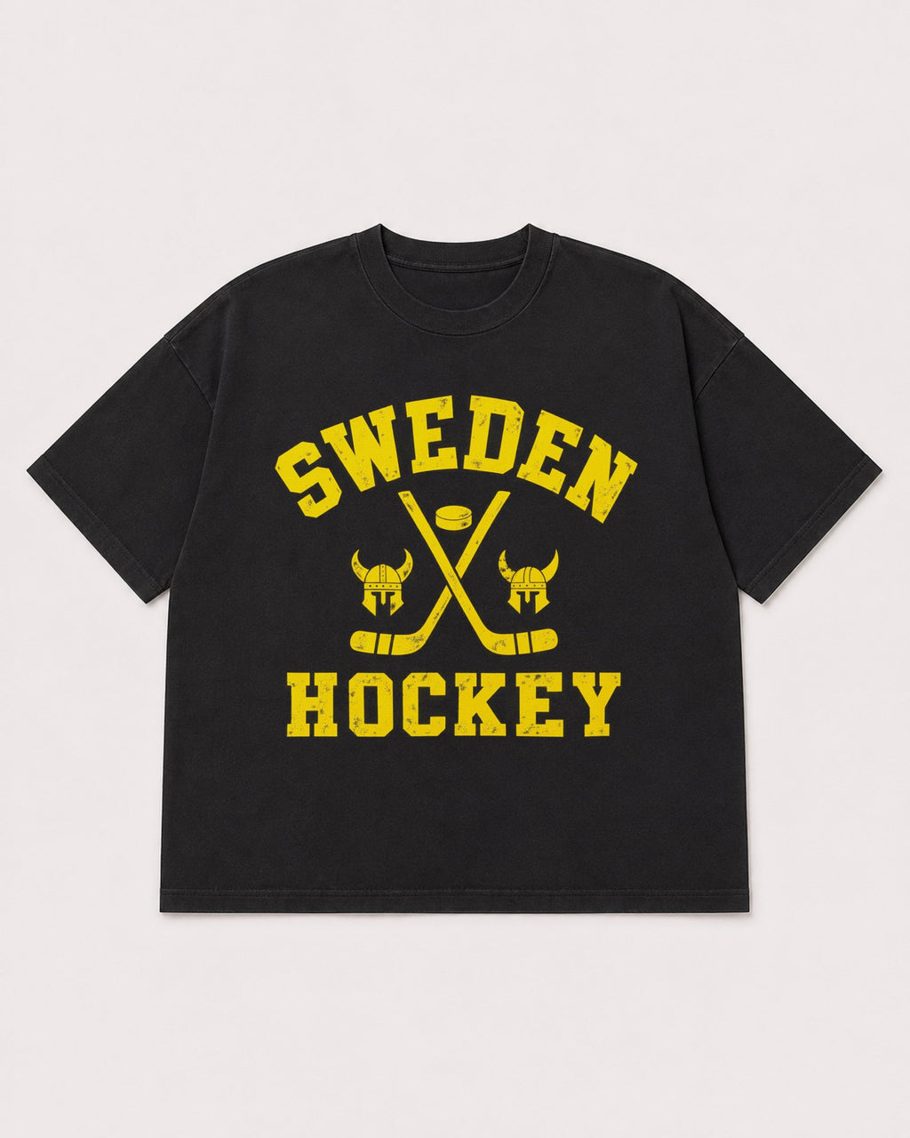 Mockup Boxy Heavyweight Tee Black product