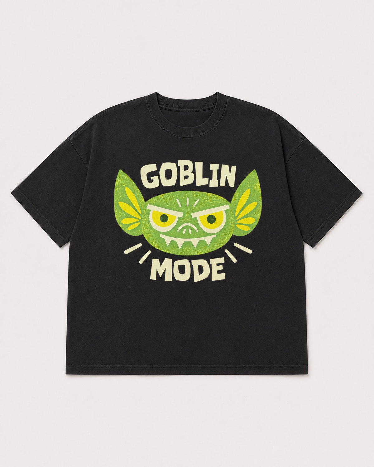 Mockup Boxy Heavyweight Tee Black product