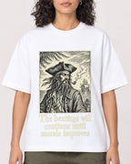 Mockup Boxy Heavyweight Tee White female close-up 27